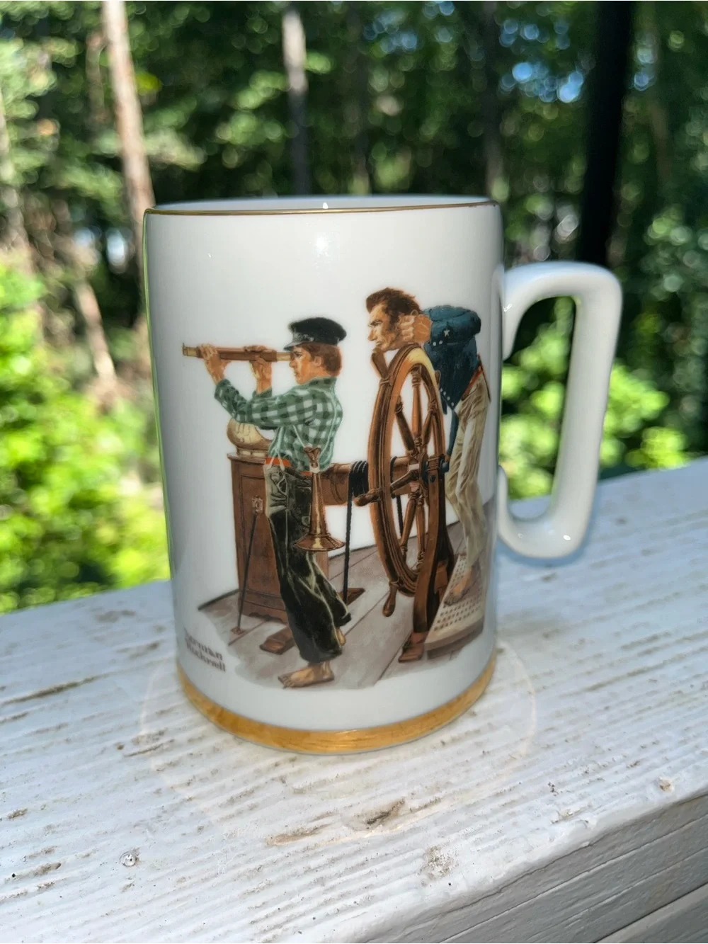 Norman Rockwell set nautical
